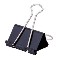 Soennecken Foldbackklemmer 25mm 11mm Federstahl schwarz...