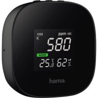Hama Luftsensor Innenbereich 7,5 x 7,5 x 3,5 cm (B x H x...