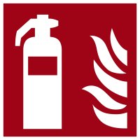Hinweisschild 15 x 15 cm (B x H) F001 Feuerlöscher...