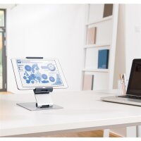 DURABLE Tablethalter 893023 7-13Zoll Tischständer silber
