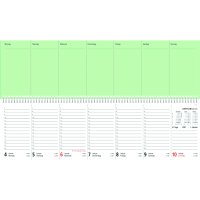 ZETTLER Querkalender PERFO XL 2027 1 Woche/2 Seiten...