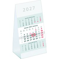 ZETTLER Tischkalender 2027 3 sichtbare Monatsblöcke...