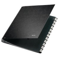 Leitz Pultordner DIN A4 1-12 Hartpappe schwarz 12...