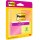 Post-it Haftnotiz Super Sticky 6910YPOG 48x48mm sort. 4St