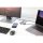 Targus Dockingstation 5,2 x 1,4 x 9,5 cm (B x H x T) Netzbetrieb, USB 1 x USB-C 3.2 Gen 1 (Power Delivery), 1 x USB-A 3.2 Gen 1 (Schnellladefunktion), 1 x USB-A 3.2 Gen 1, 1 x HDMI, 1 x VGA, 1 x RJ-45