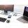 Targus Dockingstation 5,2 x 1,4 x 9,5 cm (B x H x T) Netzbetrieb, USB 1 x USB-C 3.2 Gen 1 (Power Delivery), 1 x USB-A 3.2 Gen 1 (Schnellladefunktion), 1 x USB-A 3.2 Gen 1, 1 x HDMI, 1 x VGA, 1 x RJ-45
