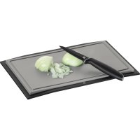 WMF Messerset Touch je 1 x Allzweckmesser (Länge 20 cm, Klingenlänge 9 cm), Kochmesser (Länge 24 cm, Klingenlänge 13 cm) mit Klingenschutz Stahl
