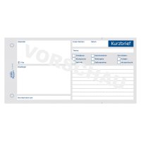 Avery Zweckform Kurzbrief 1020 1/3 DIN A4 nicht...