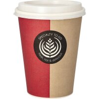 PAPSTAR Trinkbecher Coffee To Go 81065 0,3l Pappe 10...
