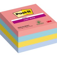 Post-it Super Sticky Würfel Rainbow Collection...