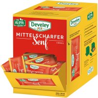 Develey Senf mittelscharf 200 x 15 ml/Pack.