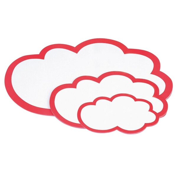 magnetoplan Moderationskarte 111152003 Wolke 420x250mm 20St.
