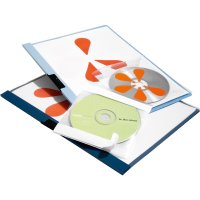 DURABLE CD/DVD Hülle FIX 12,7 x 12,7 cm (B x H)...