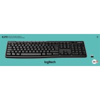 Logitech Tastatur K270 920-003052 Wireless schwarz