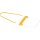 Bankers Box Abheftbügel Tube Clip 1189101 gelb 100 St./Pack.