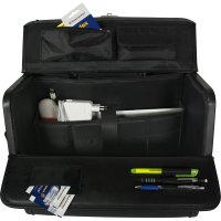 Soennecken Pilotenkoffer DRESDEN 46 x 38 x 22 cm (B x H x T) Zahlenkombinationsschloss Lederimitat schwarz